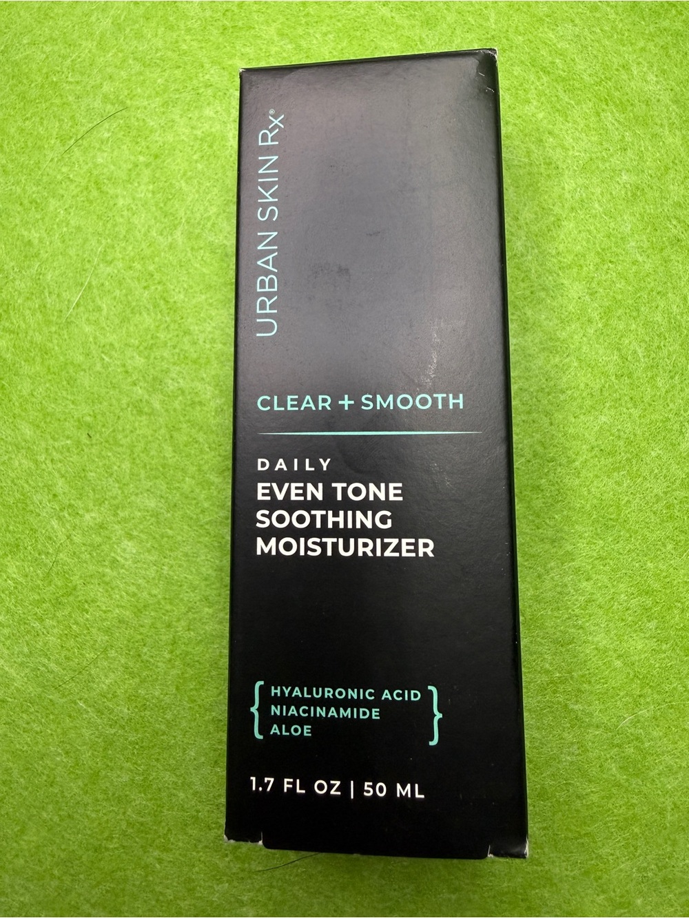 Urban Skin Rx Clear + Smooth Daily Even Tone Soothing Moisturizer - Black